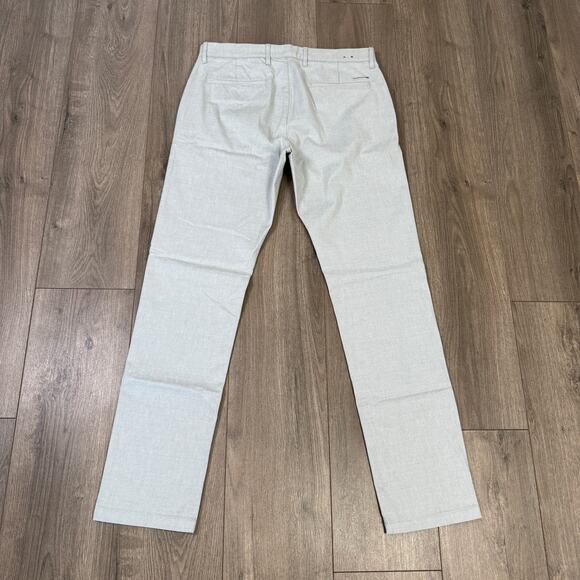 J.Crew 484 Slim-fit Oxford Tech Pants Mens 32x32 Gray Stretch Performance Chino - Picture 8 of 10